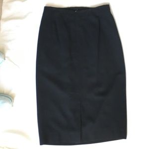 Black skirt wool/lined PRICE DROP from $45 to $32